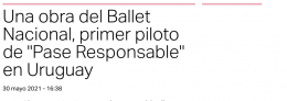 Una obra del Ballet Nacional, primer piloto de 